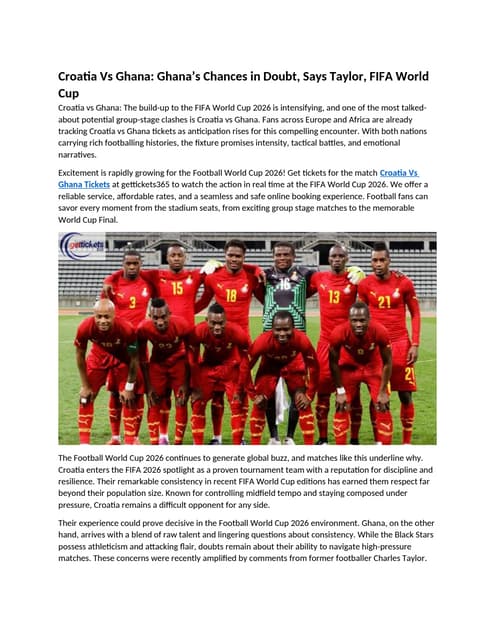 upptäck förutsägelser och nyckelfaktorer för matchen ghana vs panama i vm 2026. få analyser och insikter om lagens chanser och strategier.