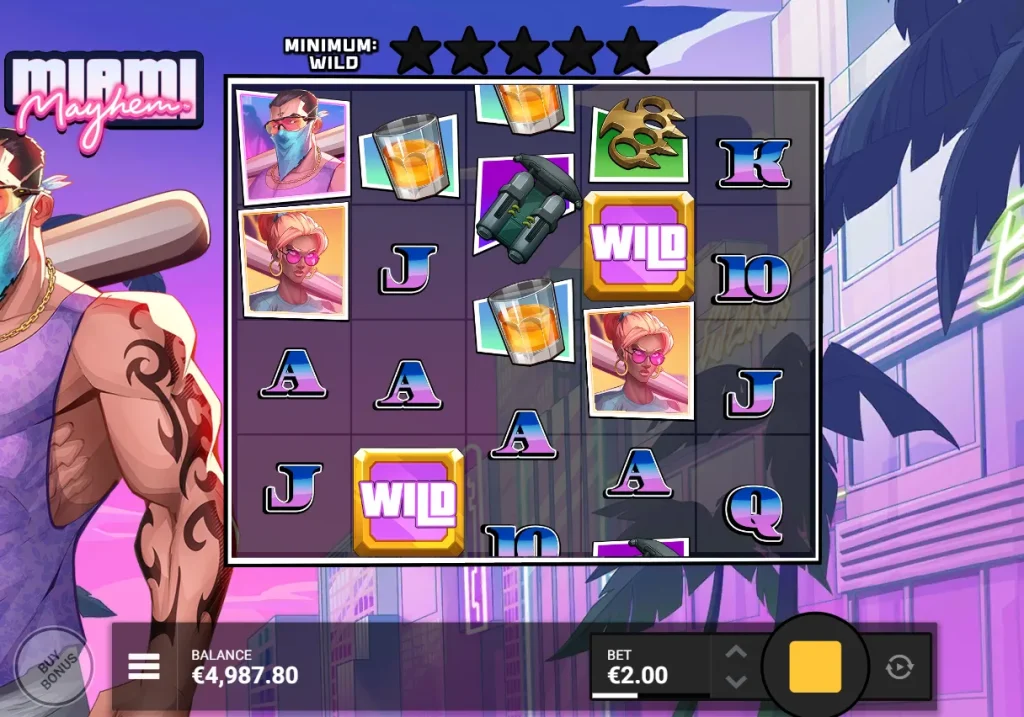 Miami Mayhem kasinospelet