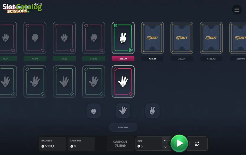 Rock Paper Scissors kasinospelet