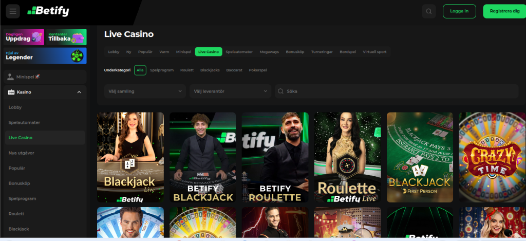 Betify kampanjkod casinospel